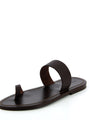 K. Jacques x Ciao Lucia Dextra Brown Toe Ring Sandal