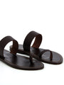 K. Jacques x Ciao Lucia Dextra Brown Toe Ring Sandal