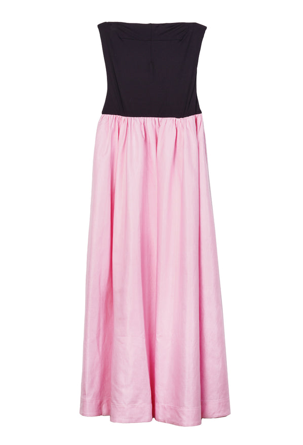 Giselle Pink Taffeta Maxi Dress Ciao Lucia Giselle Pink Taffeta Maxi Dress Ciao Lucia