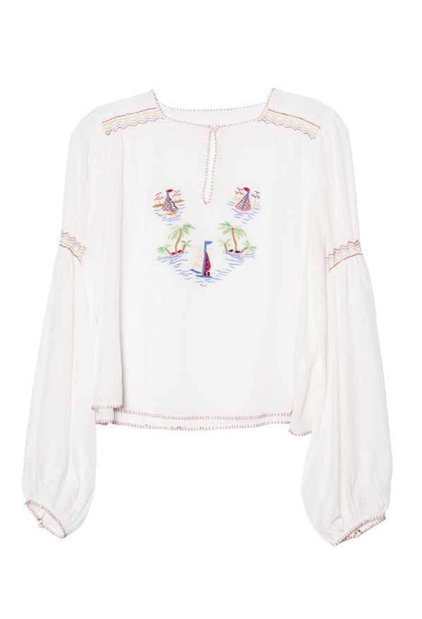 Danita Souvenir Silk Top
