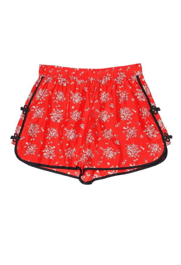 Bibbi Red Begonia Silk Short