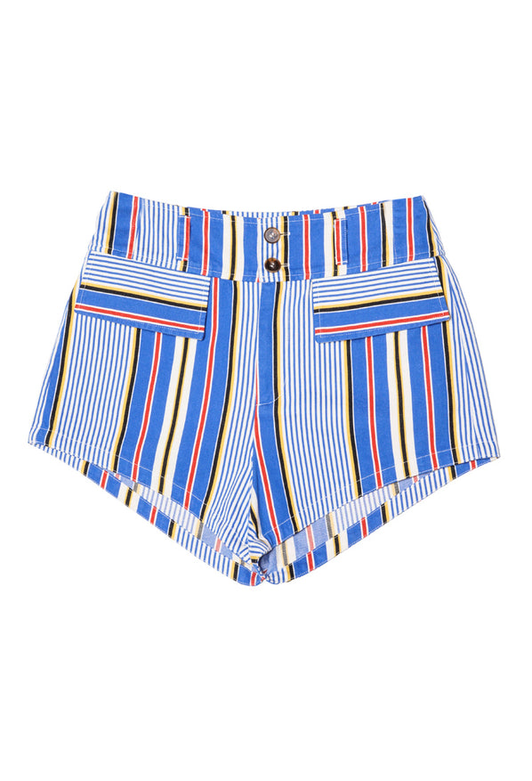 Paolo Stripe Twill Short