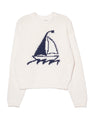 Josette Ivory Cotton Knit Pullover