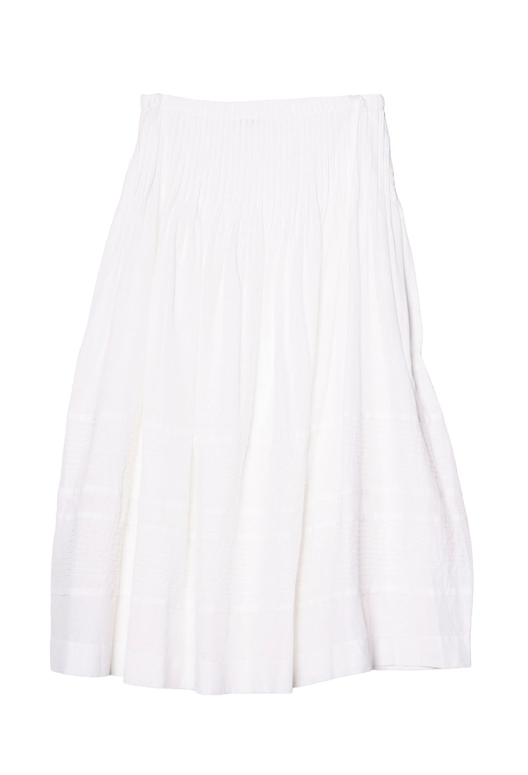 Enika White Cotton Voile Skirt – Ciao Lucia