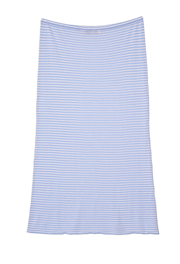 Faye Periwinkle Sheer Knit Skirt