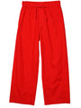 Dania Red Cotton Poplin Pant