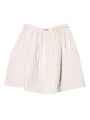 Bria Ivory Cotton Poplin Skirt