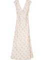Marja Ivory Silk Dress