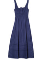Iris Midnight Cotton Dress