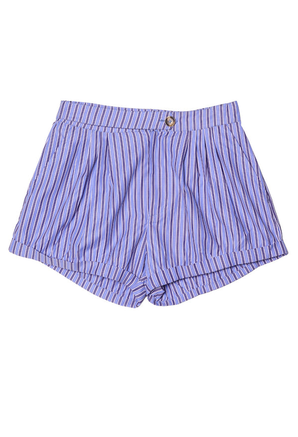 Mariko Stripe Shirting Short