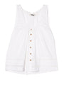 Eugenia White Cotton Voile Top