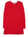 Clea Red Linen Knit Dress