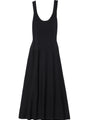 Ivonne Black Sheer Knits Dress