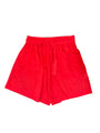 Neria Red Cotton Short