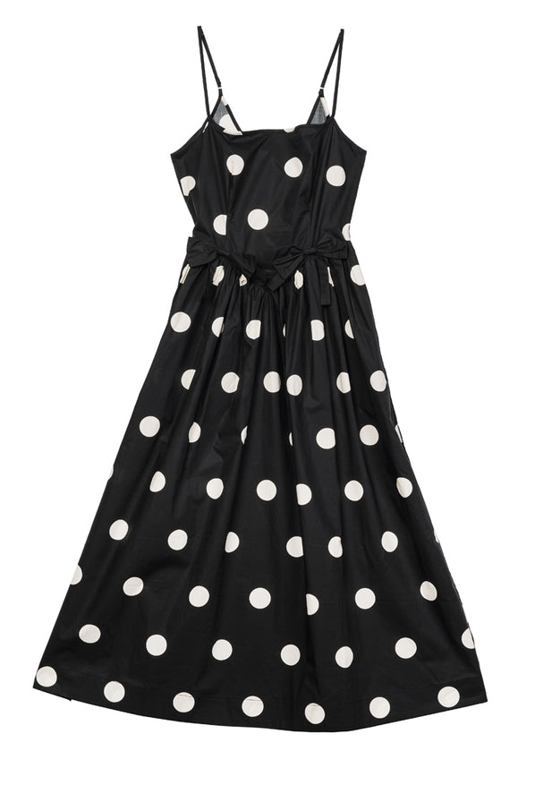Neroni Dress Polka Dot with Bows Ciao Lucia Neroni Dress Polka Dot with Bows Ciao Lucia