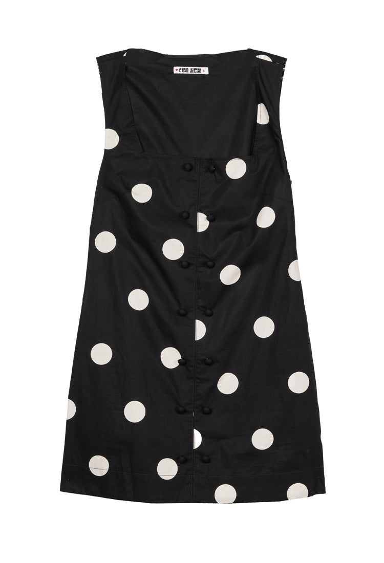 Virginie Polka Dot Mini Shift Dress