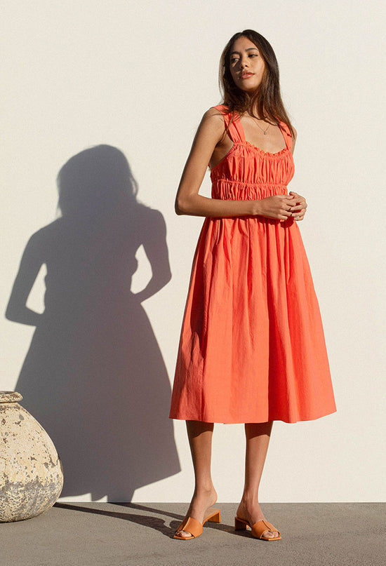 Clara Dress Grapefruit