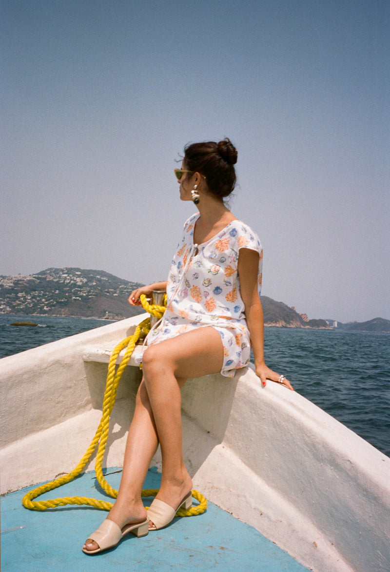 Marina Dress Souvenir Print