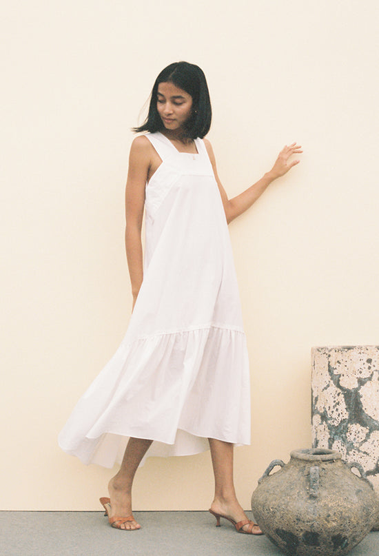 Tomas Dress White