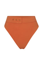 Belted Mid-Rise Bottom Vintage Orange