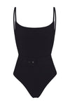 Belted One Piece Black