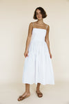 Gioia Dress White Washed Cotton