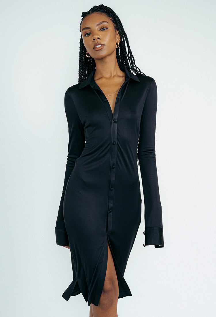 Giovanna Dress Black Sustainable