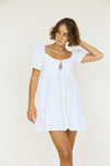 Ischia Dress White Washed Cotton