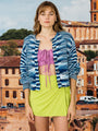 Varese Cardigan Acqua Space Dye