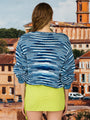 Varese Cardigan Acqua Space Dye