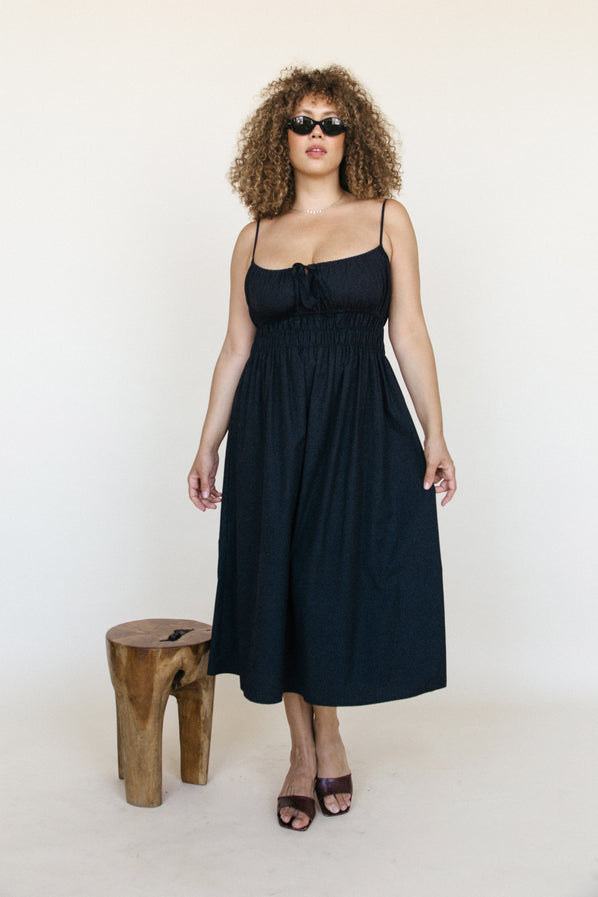 Ciao Lucia Gabriela Dress Black Cotton L Ciao Lucia Gabriela Dress Black Cotton L