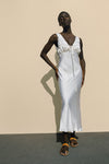 Carolinne Dress Ivory Sustainable