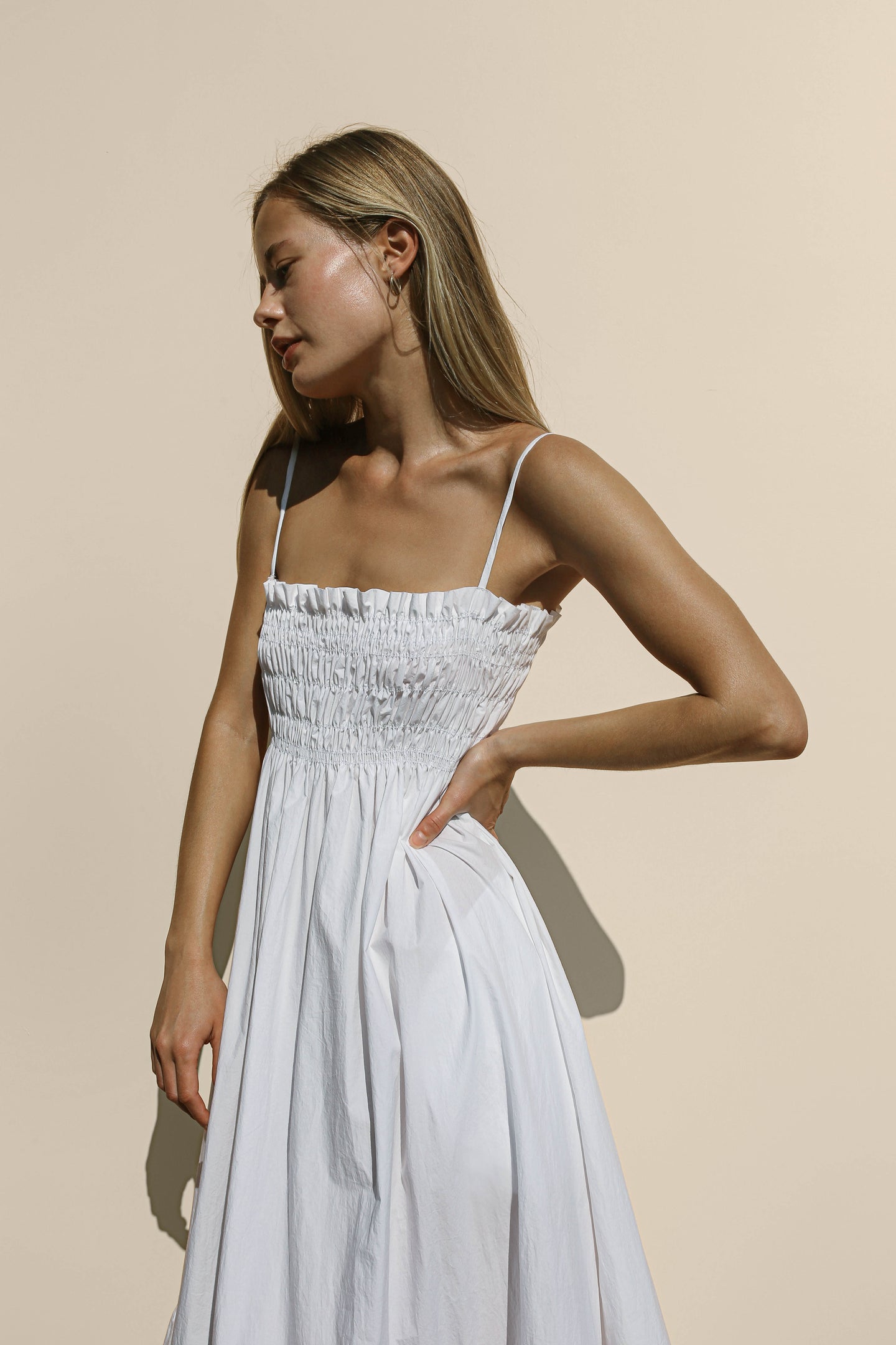 Umbria Dress White