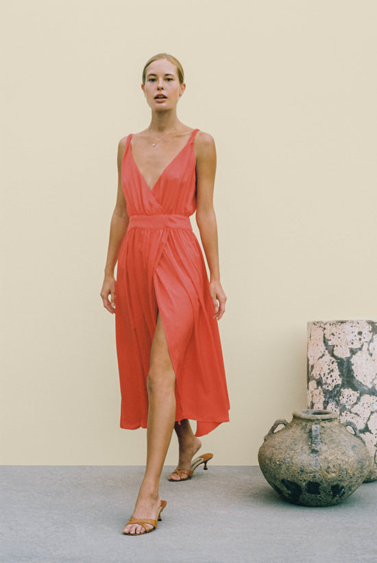 Hydra Dress Poppy Sustainable