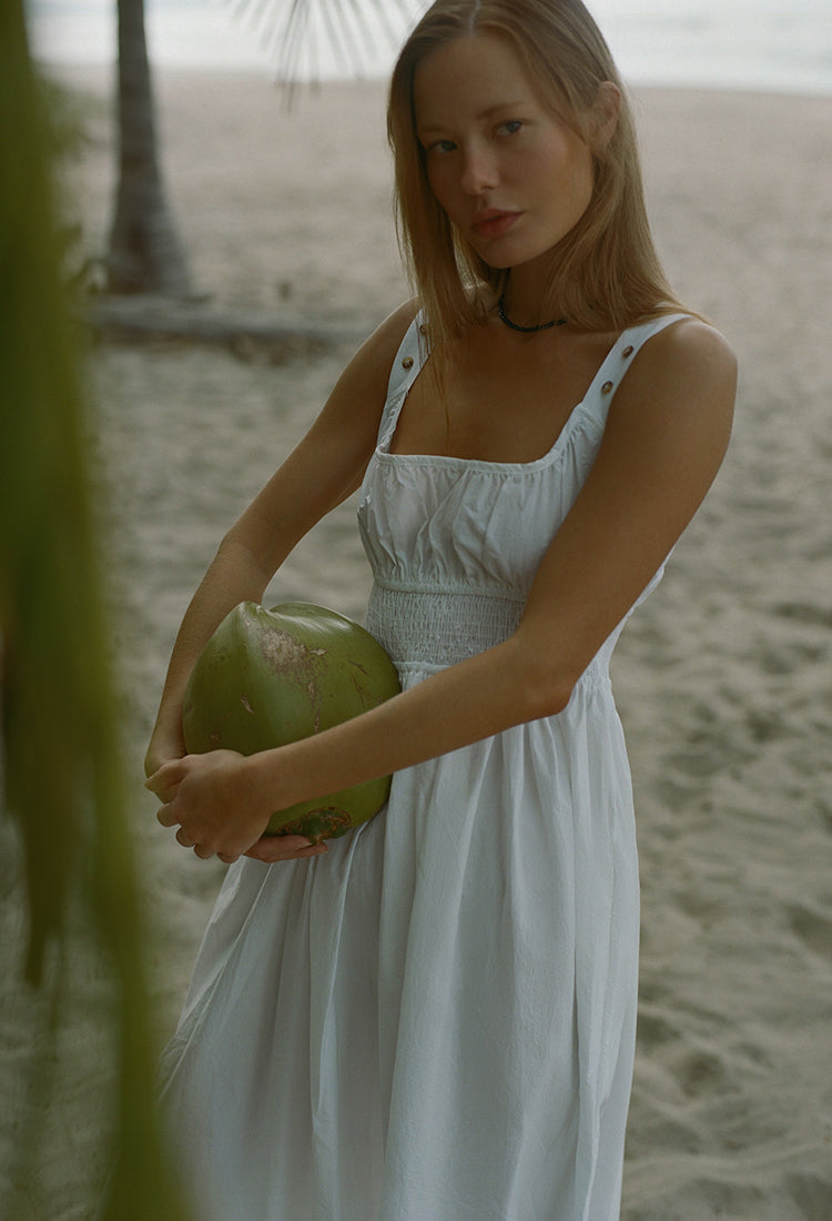 Ciao Lucia Lara Dress White Cotton