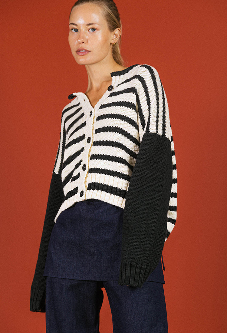 Tasche Sweater Block Stripe