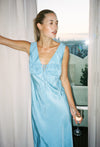 Carolinne Dress Sky Blue Sustainable