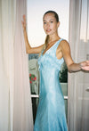 Carolinne Dress Sky Blue Sustainable