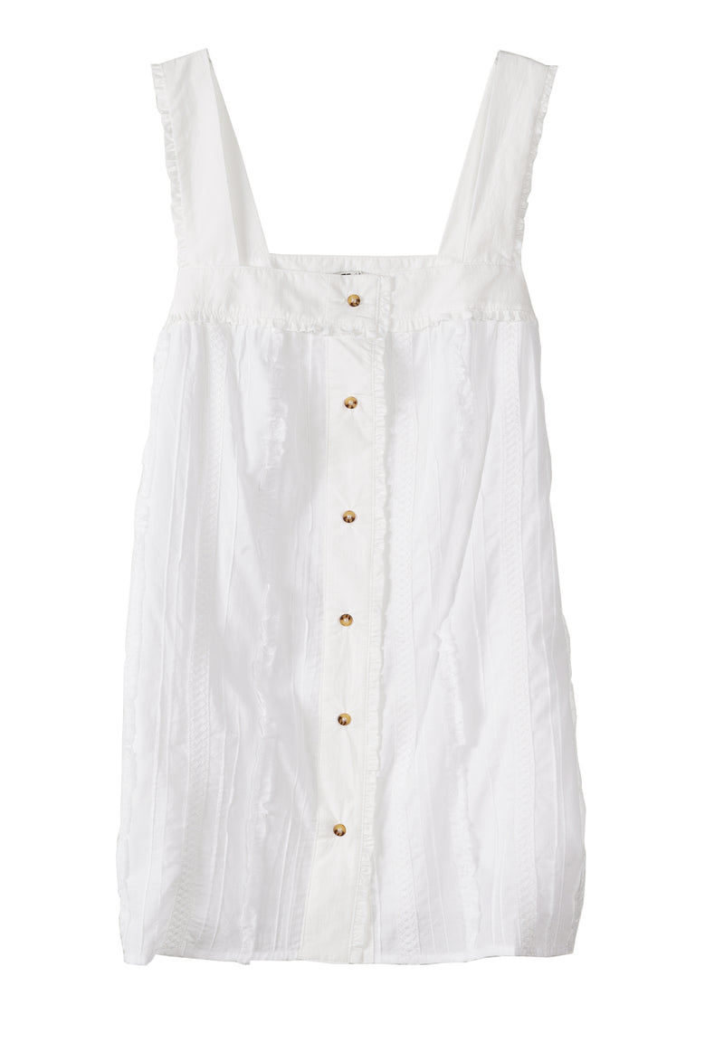 Notte Dress White Lace Cotton