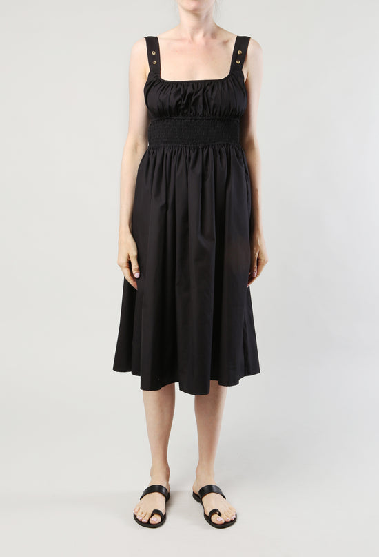 Lara Dress Black Cotton