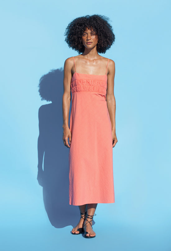 Nera Dress Grapefruit