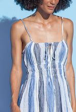 Gabriela Dress Crinkle Stripe Cotton