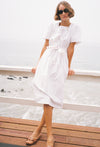 Sardinia Dress White Cotton